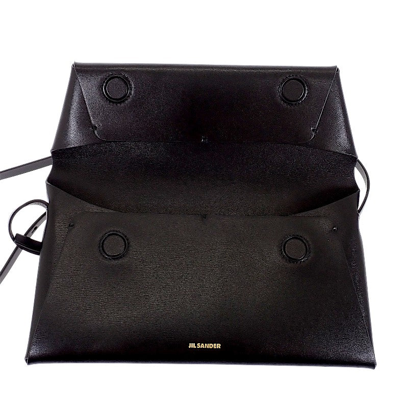 Jil Sander Folded Small J07VL0028P4840 Shoulder Bag Calf Black