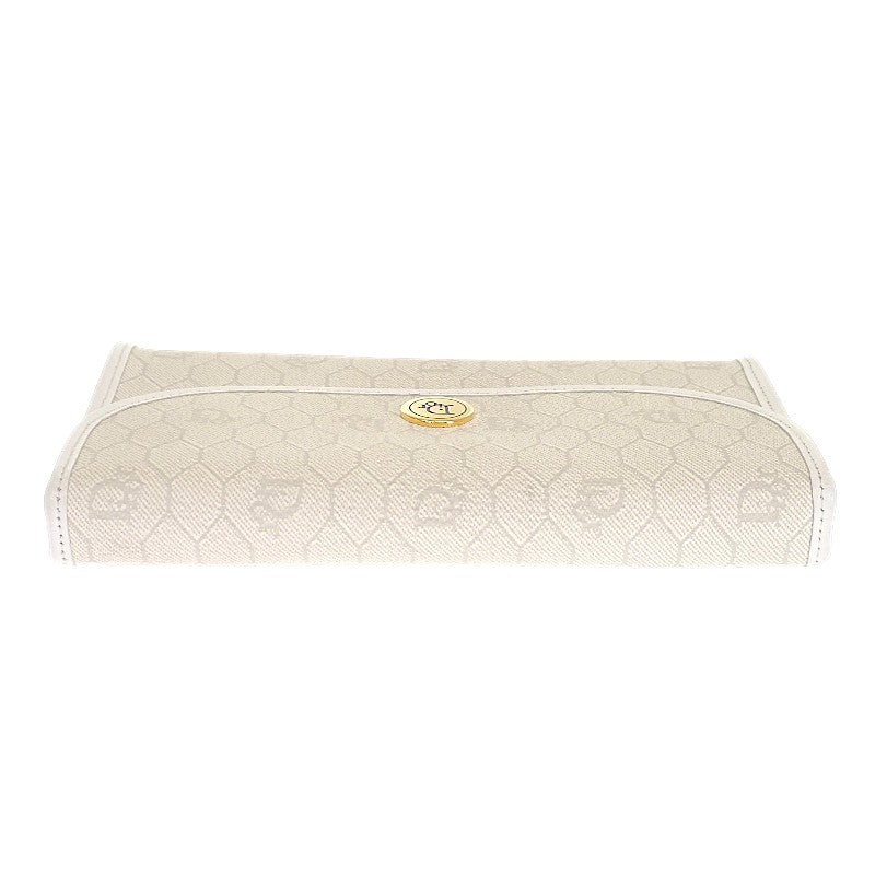 ディオール Dior チェーン ショルダーバッグ PVC レザー ホワイト レディース【中古】【ABランク】