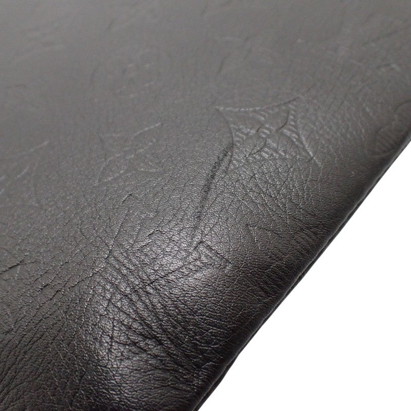 ルイヴィトン LOUIS VUITTON ポシェット・ディスカバリー M62903 モノグラム クラッチバッグ レザー モノグラム・シャドウ ブラック ブラック金具 メンズ【中古】【ABランク】