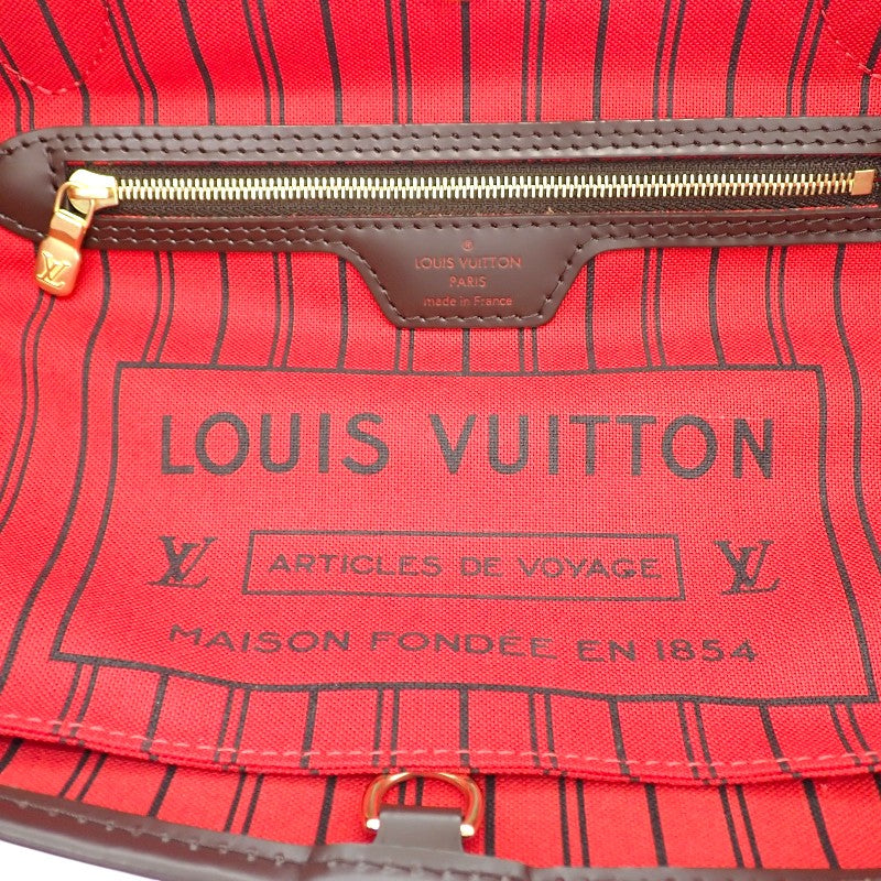 ルイヴィトン LOUIS VUITTON ネヴァーフルPM N40600 トートバッグ ダミエキャンバス ブラウン ゴールド金具 レディース【中古】【ABランク】