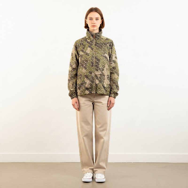 Burberry TB Monogram Logo 34 8016304 Nylon Jacket Khaki Beige Women's [Used] [AB Rank]