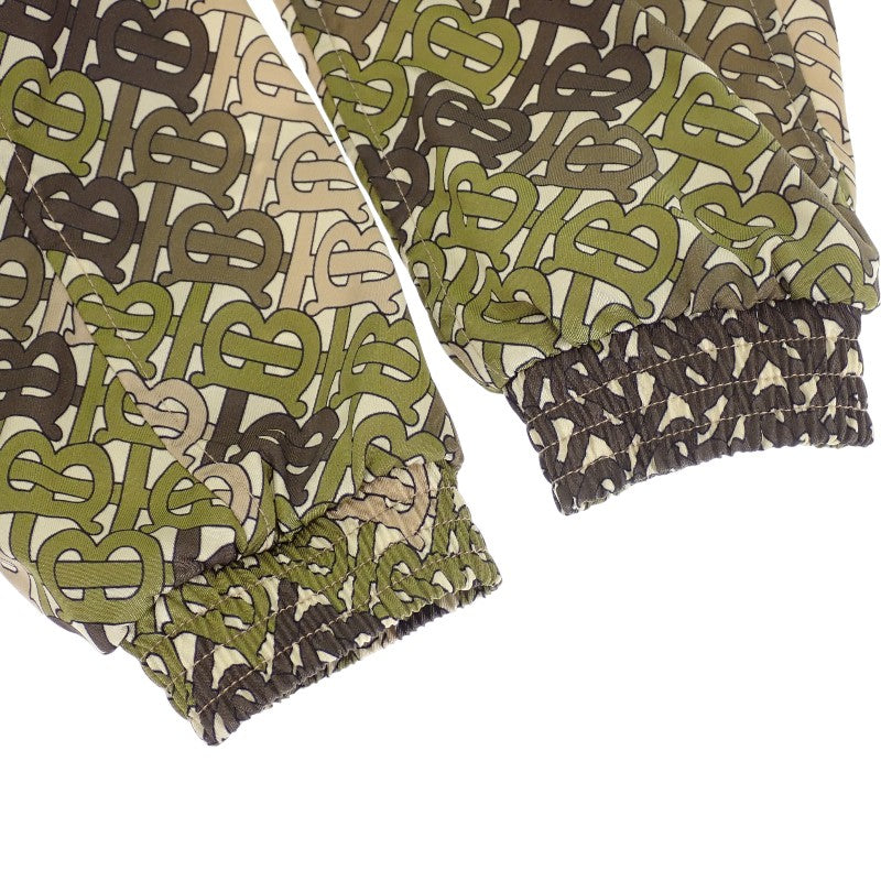 バーバリー BURBERRY TBモノグラム ロゴ 34 8016304 ナイロンジャケット ナイロン カーキ ベージュ レディース【中古】【ABランク】