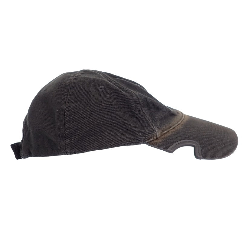 BALENCIAGA BALENCIAGA x adidas Baseball Cap L 723749 410B2 Cap Cotton Black Men's Unisex [Used] [AB Rank]