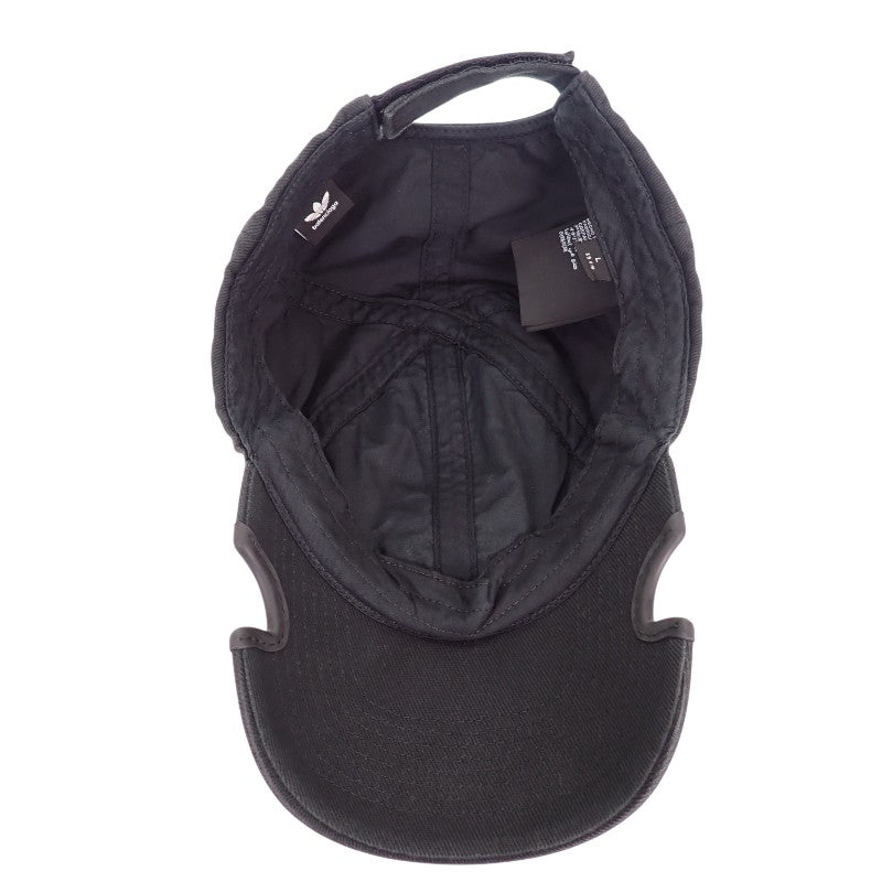 BALENCIAGA BALENCIAGA x adidas Baseball Cap L 723749 410B2 Cap Cotton Black Men's Unisex [Used] [AB Rank]