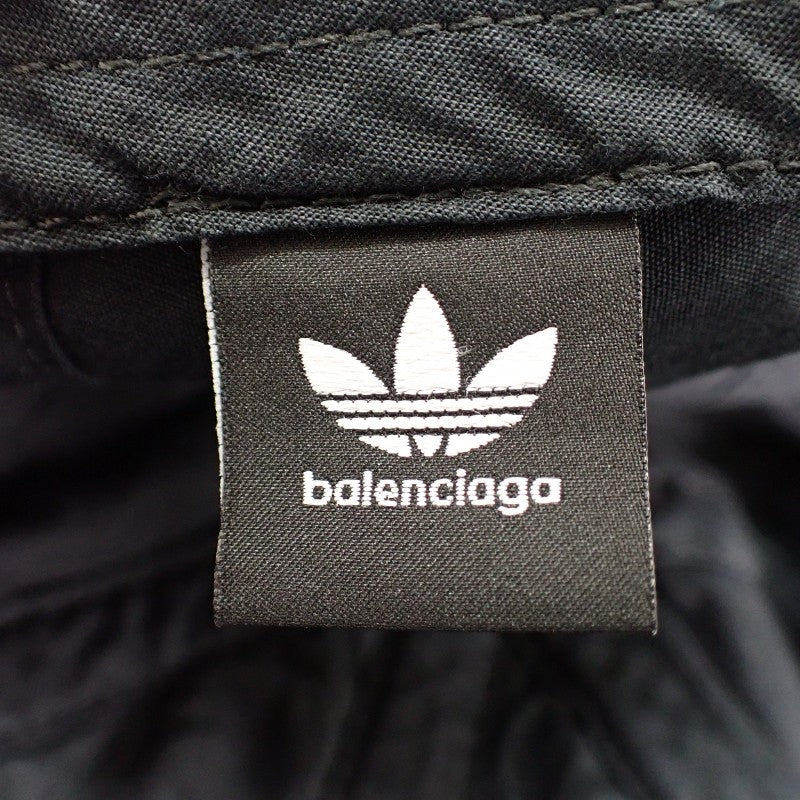 BALENCIAGA BALENCIAGA x adidas Baseball Cap L 723749 410B2 Cap Cotton Black Men's Unisex [Used] [AB Rank]