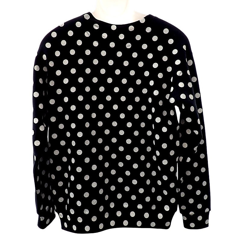 グッチ GUCCI ドット ロゴ スウェット XS 617964 XJCLB スウェット コットン ブラック メンズ ユニセックス【中古】【ABランク】