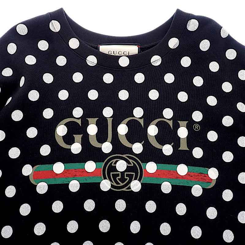 グッチ GUCCI ドット ロゴ スウェット XS 617964 XJCLB スウェット