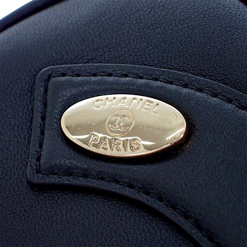シャネル CHANEL ココマーク チェーンショルダー カメラバッグ AS0322 ショルダーバッグ ラムスキン ブラック ゴールド金具 レディース【中古】【ABランク】