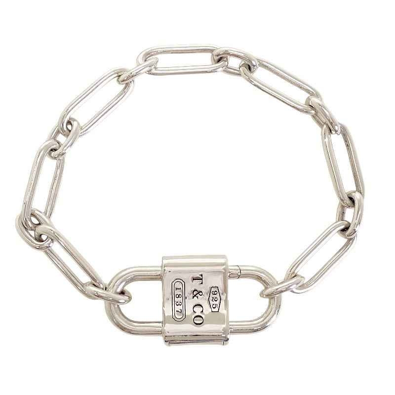Tiffany & Co. シルバーチェーンブレスレット ティファニー TIFFANY&Co. ラージ ダブル ロック XXL 73247268