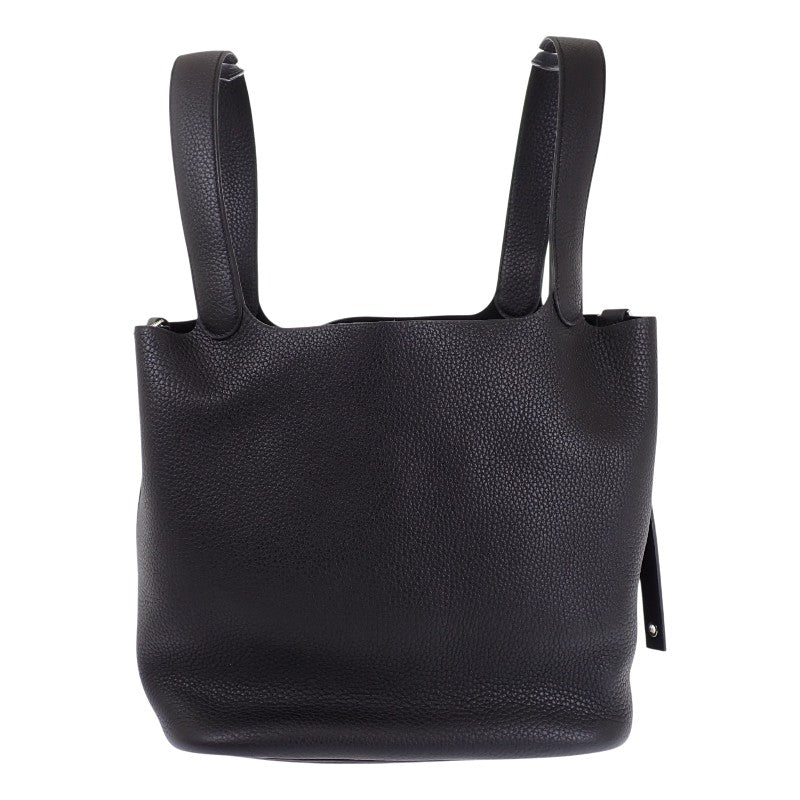 エルメス HERMES ピコタンロック GM ハンドバッグ トリヨンクレマンス ブラック シルバー金具 レディース【中古】【Aランク】