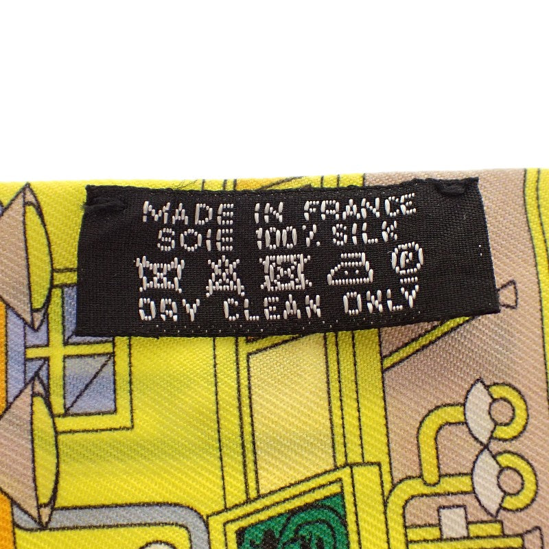 中古・古着通販】HERMES (エルメス) カエル柄シルクスカーフ イエロー×グリーン｜ブランド・古着通販 トレファク公式【TREFAC  FASHION】スマホサイト エルメス HERMES スカーフ シルク イエロー レディース 送料無料【中古】 t19444a