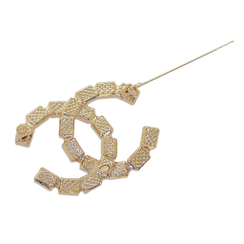 シャネル CHANEL ココマーク ABB978 ブローチ メタル クリスタル ゴールド レディース【中古】【Aランク】