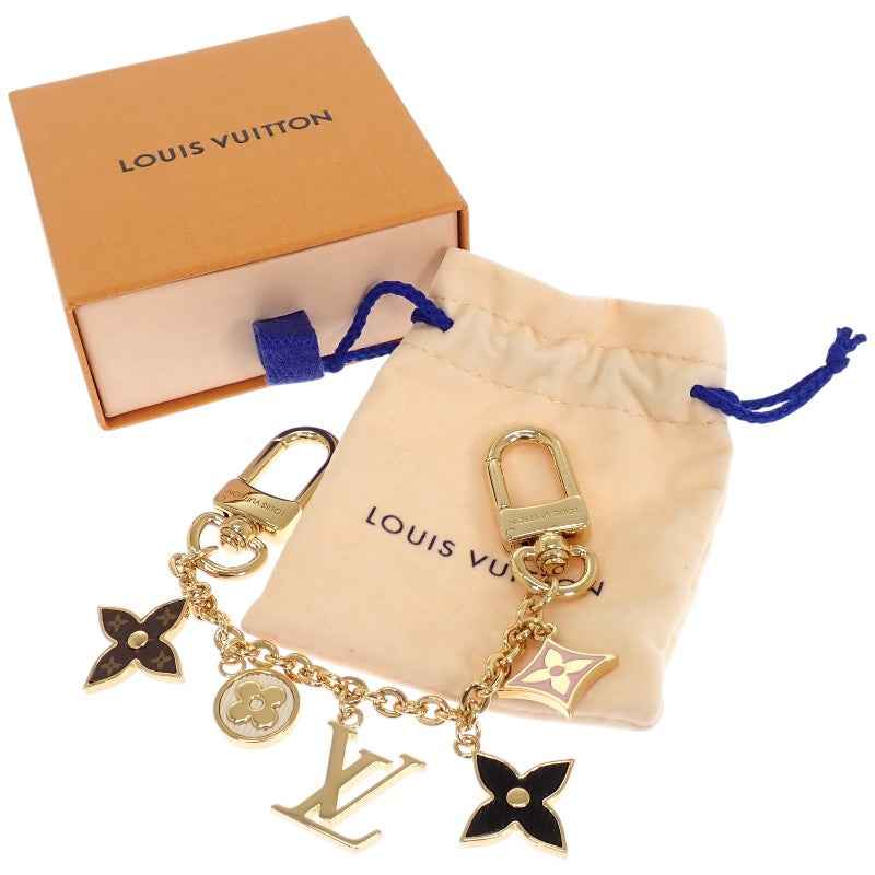 ルイヴィトン LOUIS VUITTON バッグチャーム・チェーン スプリング ストリート M01188 モノグラム バッグチャーム メタル ゴールド ピンク レディース【中古】【Aランク】