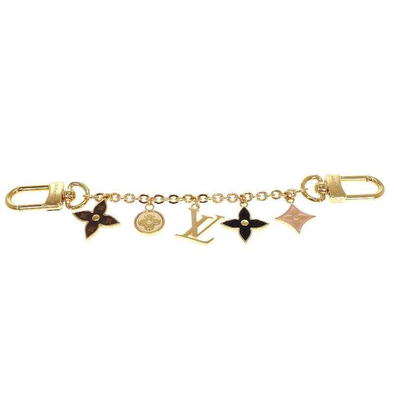 ルイヴィトン LOUIS VUITTON バッグチャーム・チェーン スプリング ストリート M01188 モノグラム バッグチャーム メタル ゴールド ピンク レディース【中古】【Aランク】