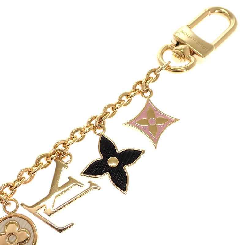 ルイヴィトン LOUIS VUITTON バッグチャーム・チェーン スプリング ストリート M01188 モノグラム バッグチャーム メタル ゴールド ピンク レディース【中古】【Aランク】