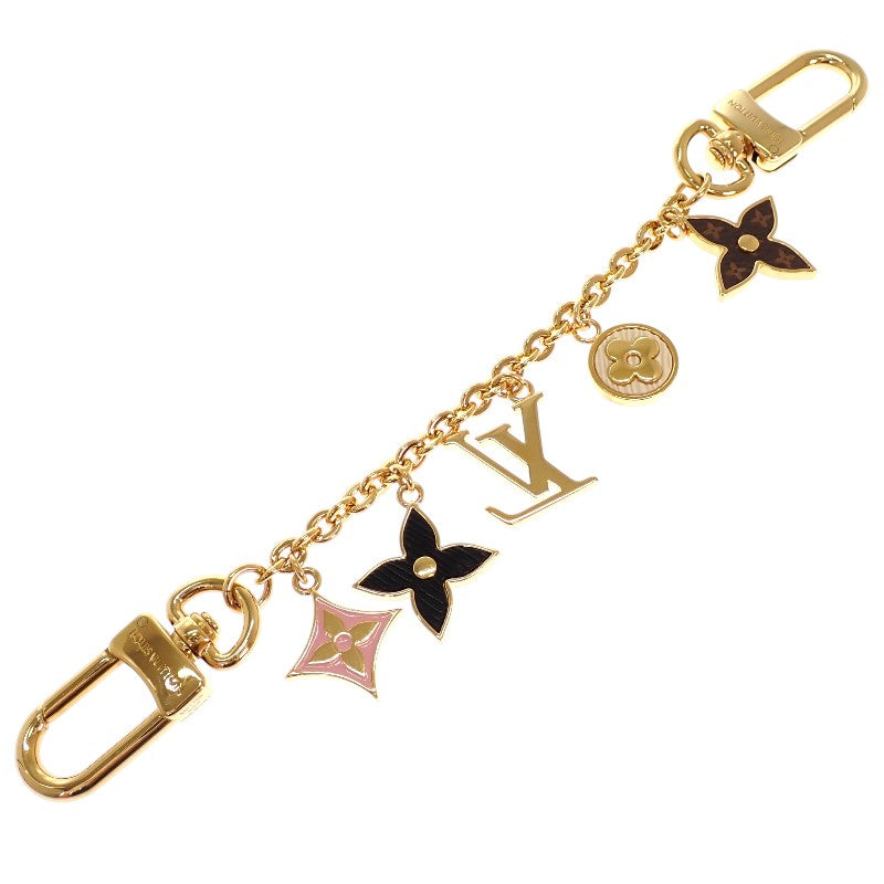 ルイヴィトン LOUIS VUITTON バッグチャーム・チェーン スプリング ストリート M01188 モノグラム バッグチャーム メタル ゴールド ピンク レディース【中古】【Aランク】