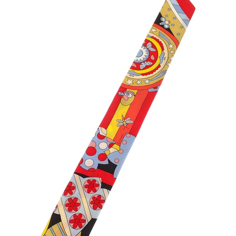 エルメス HERMES ツイリー Les Murmures de la Foret 063005S 08
