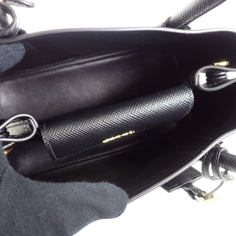 プラダ PRADA ダブル スモール レザーバッグ ドゥーブレ 1BG443 2WAY