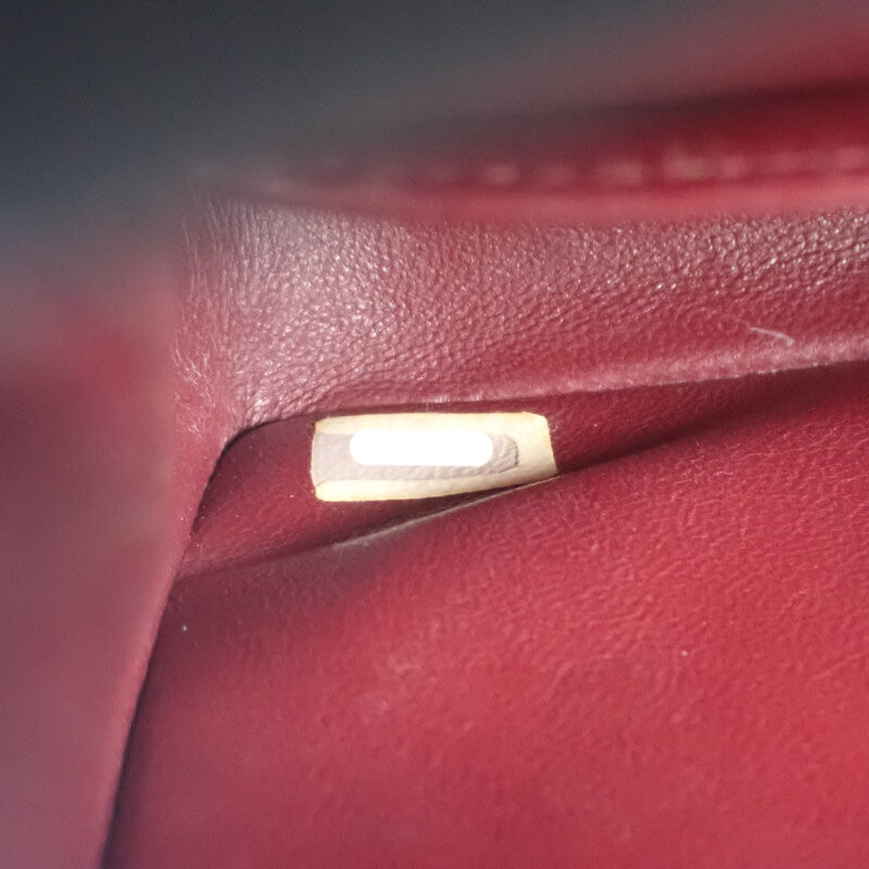 シャネル CHANEL シャネル31 ヴィンテージ 2WAYバッグ ショルダーバッグ ラムスキン コットン ブラック ゴールド金具 レディース【中古】【ABランク】