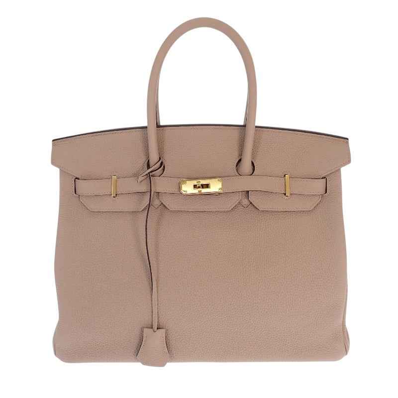 エルメス HERMES バーキン 35 ハンドバッグ トゴ トゥルティエールグレー ゴールド金具 レディース【中古】【Aランク】