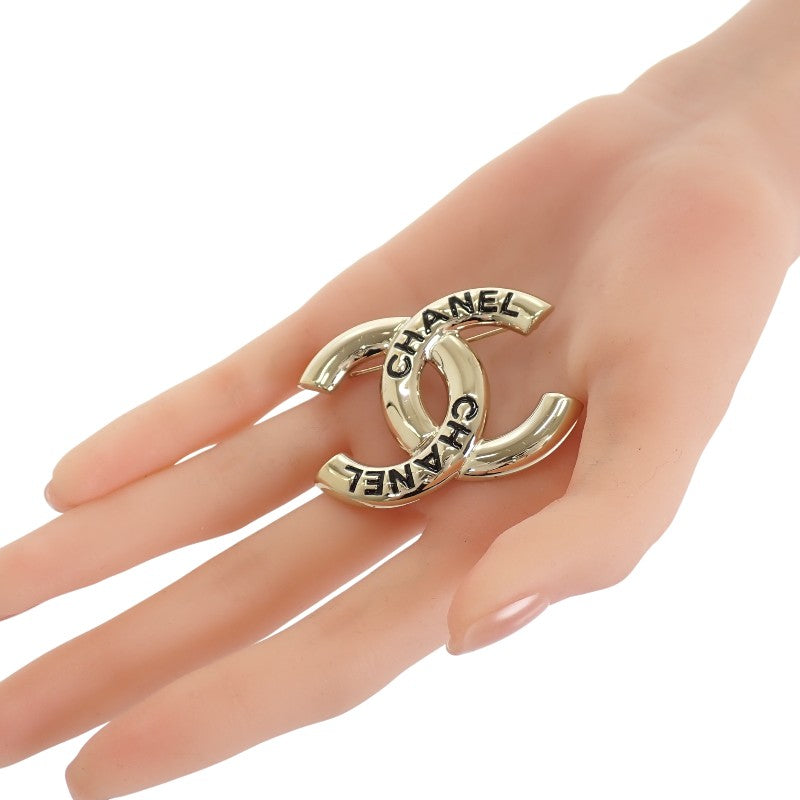 シャネル CHANEL ココマーク ブローチ メタル ゴールド レディース【中古】【ABランク】
