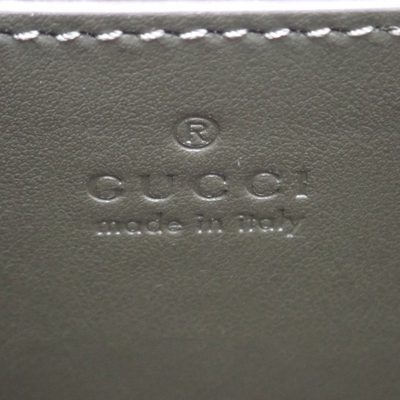 グッチ GUCCI スモール メッセンジャーバッグ 792082 ショルダーバッグ GGスプリームキャンバス カーキ シルバー金具 メンズ【中古】【Aランク】