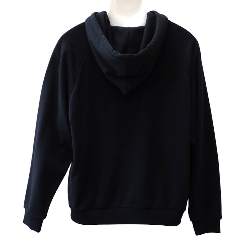 セリーヌ CELINE BLASONルーズフーディ M RY033670Q パーカー コットン ブラック メンズ【中古】【Aランク】