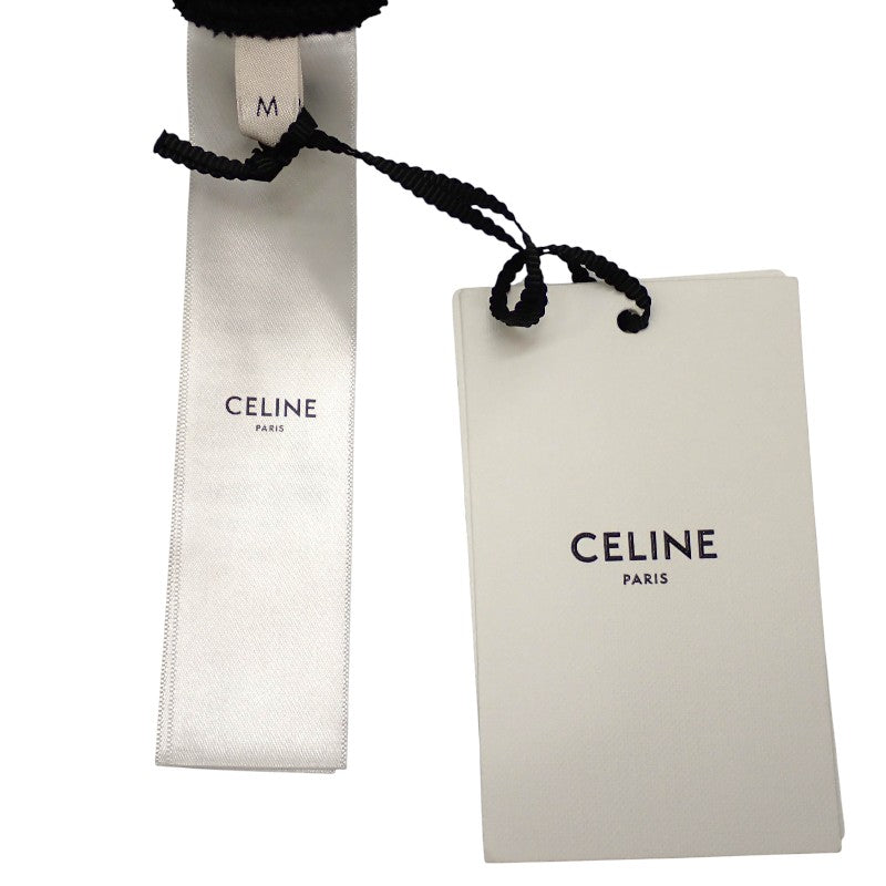 セリーヌ CELINE BLASONルーズフーディ M RY033670Q パーカー コットン ブラック メンズ【中古】【Aランク】