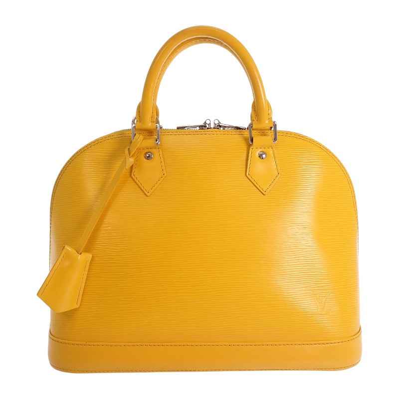 ルイヴィトン LOUIS VUITTON アルマ PM M40619 エピ ハンドバッグ シトロン イエロー シルバー金具 レディース【中古】【ABランク】
