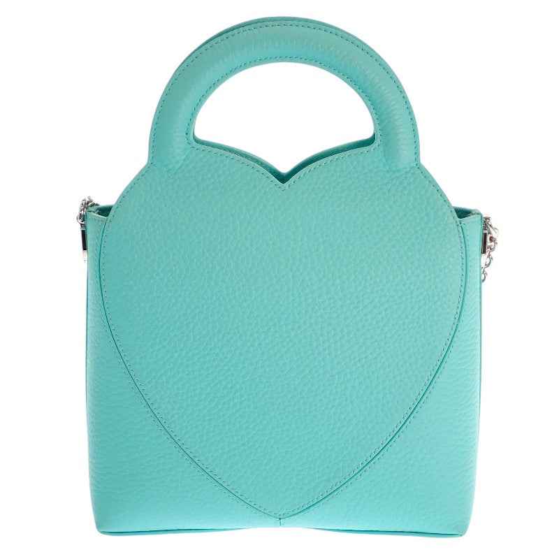 ティファニー TIFFANY&Co. リターントゥティファニートート 72017560 2WAYバッグ レザー ブルー シルバー金具 レディース【中古】【ABランク】