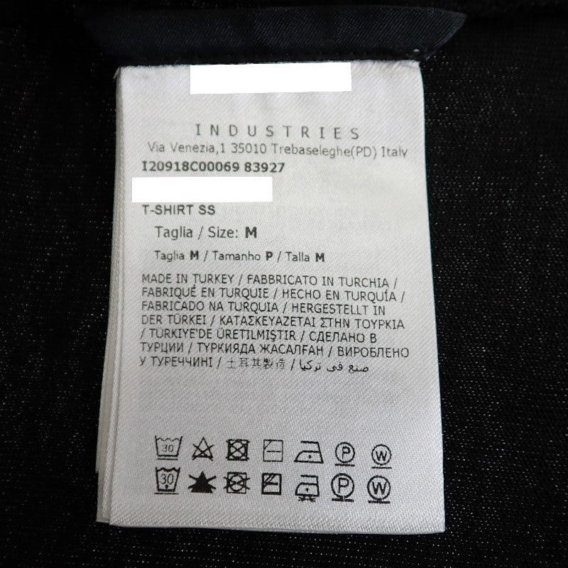 モンクレール MONCLER ワッペンTシャツ M I20918C00069_83927 半袖Ｔシャツ コットン 綿 ブラック 黒 メンズ【中古】【Aランク】