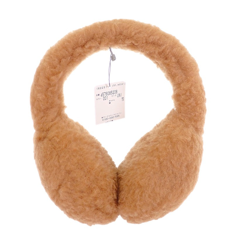 マックスマーラ MAX MARA テディベア 4576085206 001 イヤーマフ シルク キャメル CAMEL ブラウン レディース【中古】【SAランク】