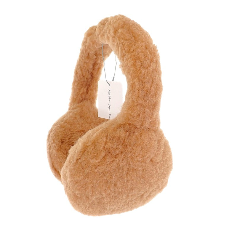 マックスマーラ MAX MARA テディベア 4576085206 001 イヤーマフ シルク キャメル CAMEL ブラウン レディース【中古】【SAランク】