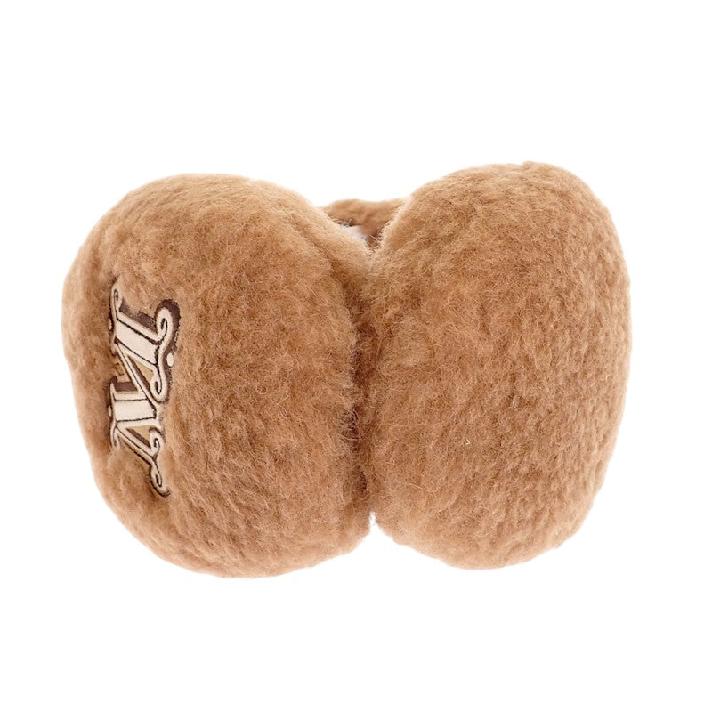 マックスマーラ MAX MARA テディベア 4576085206 001 イヤーマフ シルク キャメル CAMEL ブラウン レディース【中古】【SAランク】