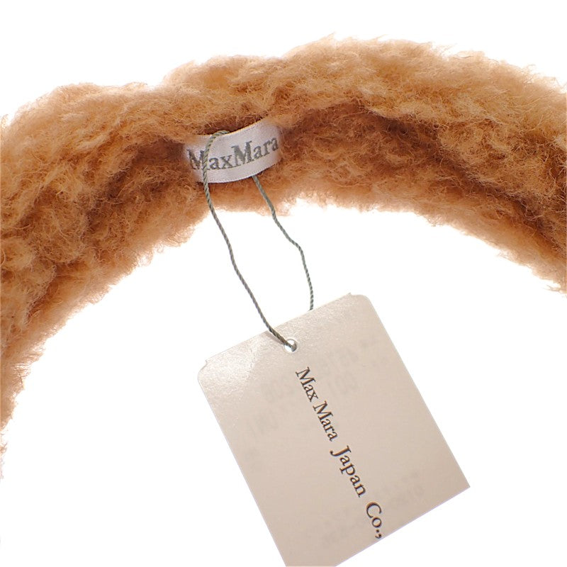マックスマーラ MAX MARA テディベア 4576085206 001 イヤーマフ シルク キャメル CAMEL ブラウン レディース【中古】【SAランク】