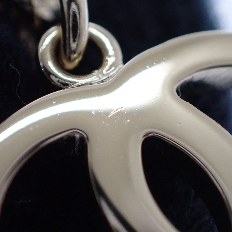 シャネル CHANEL ココマーク チョーカー ペンダント ABG722B22896 ネックレス メタル レザー ストラス シャンパンゴールド レディース【中古】【ABランク】