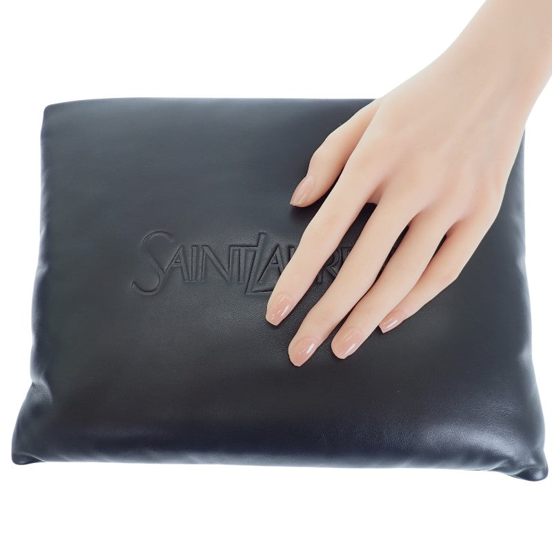 サンローラン SAINT LAURENT ラージパフィーポーチ セカンドバッグ