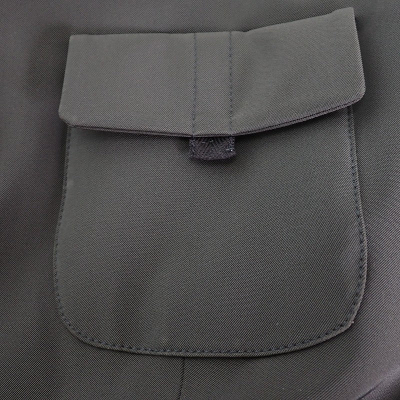 プラダ PRADA ヴィンテージ 42 ステンカラーコート ポリエステル グレー レディース【中古】【ABランク】