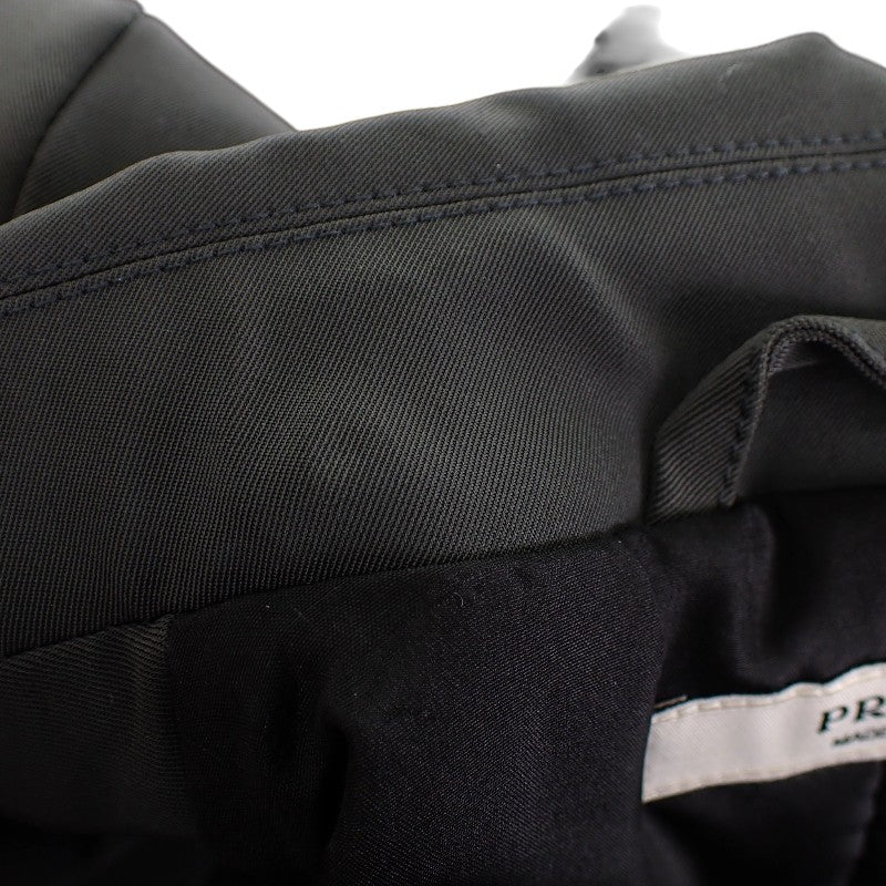 プラダ PRADA ヴィンテージ 42 ステンカラーコート ポリエステル グレー レディース【中古】【ABランク】