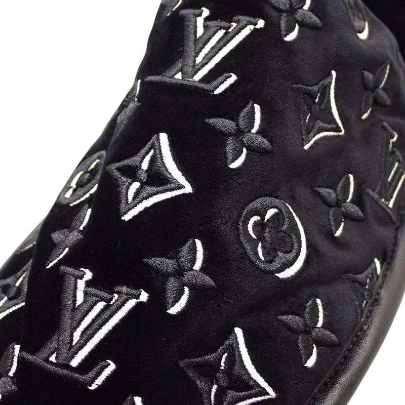 ルイヴィトン LOUIS VUITTON LVスイート・ラインミュール その他靴 ベルベット ミンクファー ブラック メンズ【中古】【Aランク】