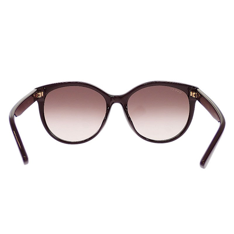 グッチ GUCCI アジアンフィット ウェリントン GG0636SK-003 サングラス プラスチック ブラウン 茶 ゴールド金具 レディース メンズ ユニセックス【中古】【ABランク】