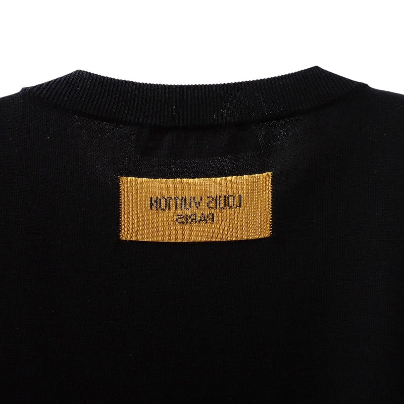 ルイヴィトン LOUIS VUITTON クルーネック Amen Break ニット コットン ブラック メンズ【中古】【Aランク】