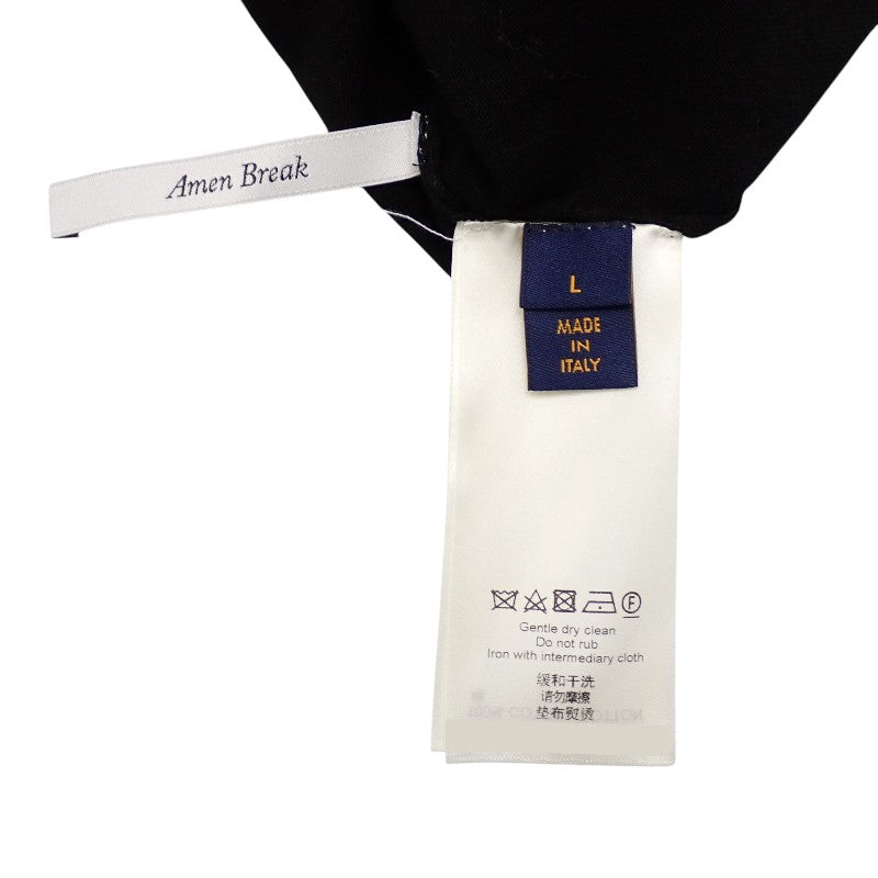 ルイヴィトン LOUIS VUITTON クルーネック Amen Break ニット コットン ブラック メンズ【中古】【Aランク】