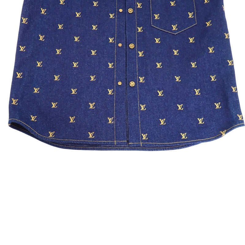 ルイヴィトン LOUIS VUITTON ショートスリーブデニムシャツ 半袖シャツ