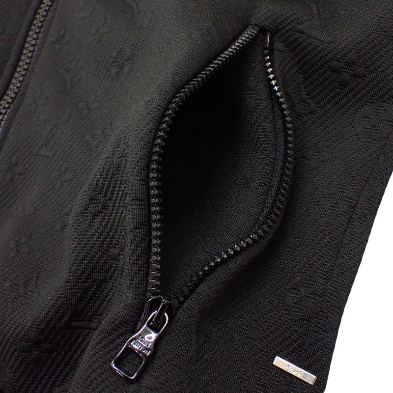 ルイヴィトン LOUIS VUITTON モノグラム ジップアップ スルートップ XS