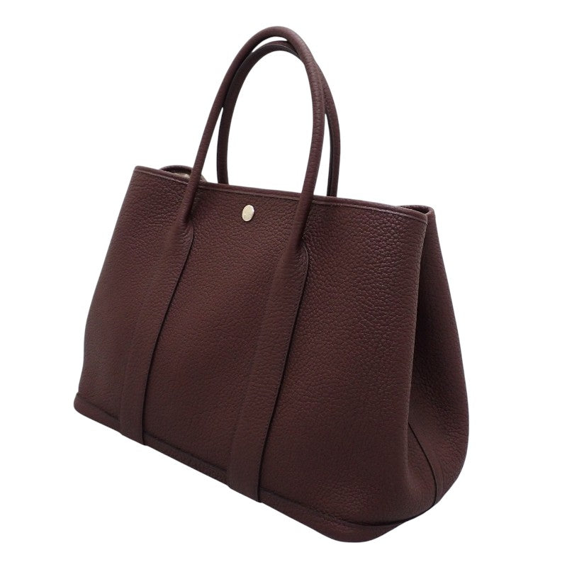 エルメス HERMES ガーデンパーティPM トートバッグ ネゴンダ ブラウン