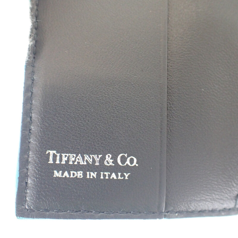 ティファニー TIFFANY&Co. コンパクトウォレット 三つ折り財布 レザー