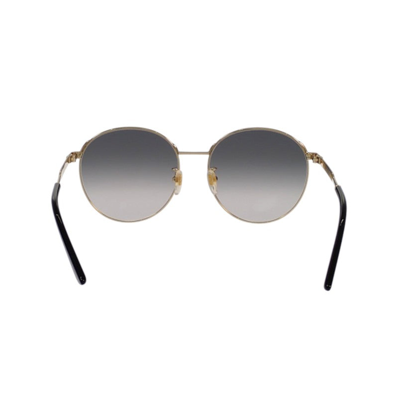 グッチ GUCCI インターロッキングG GG0206SK サングラス メタル グレー ゴールド レディース メンズ ユニセックス【中古】【Aランク】