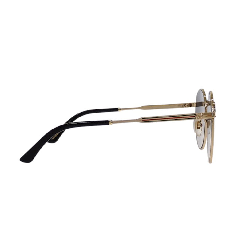 グッチ GUCCI インターロッキングG GG0206SK サングラス メタル グレー ゴールド レディース メンズ ユニセックス【中古】【Aランク】