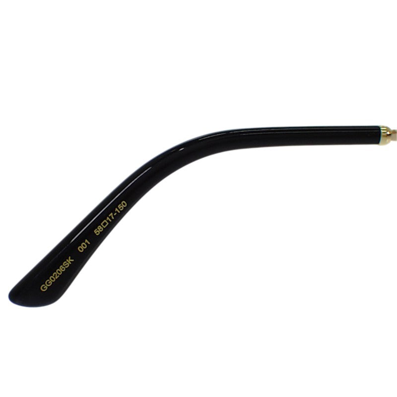グッチ GUCCI インターロッキングG GG0206SK サングラス メタル グレー ゴールド レディース メンズ ユニセックス【中古】【Aランク】